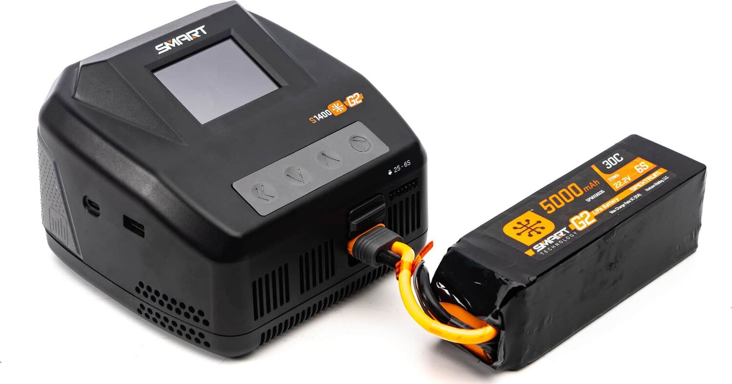 Smart Powerstage Air Bundle: 5000mAh 6S G2 LiPo Battery / S1400 Charger